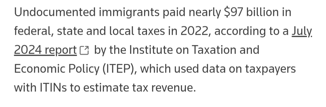 ribbongraph's tweet photo. @bruce_macbride @joeroganhq I could see the logic of why one might think this, so I checked whether it's actually true — it's not.

Undocumented immigrants can and often do pay income tax.

https://t.co/8iAPl9iZ9o https://t.co/W4DlvgW0H6