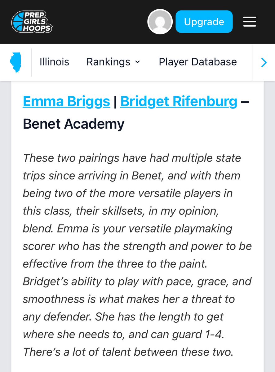 Thank you <a href="/PGHByron/">Byron Xerxes Livsey</a> for the kind words. Excited for our last run with <a href="/BenetGBB/">Benet Girls Basketball</a>!

prepgirlshoops.com/2025/09/senior…