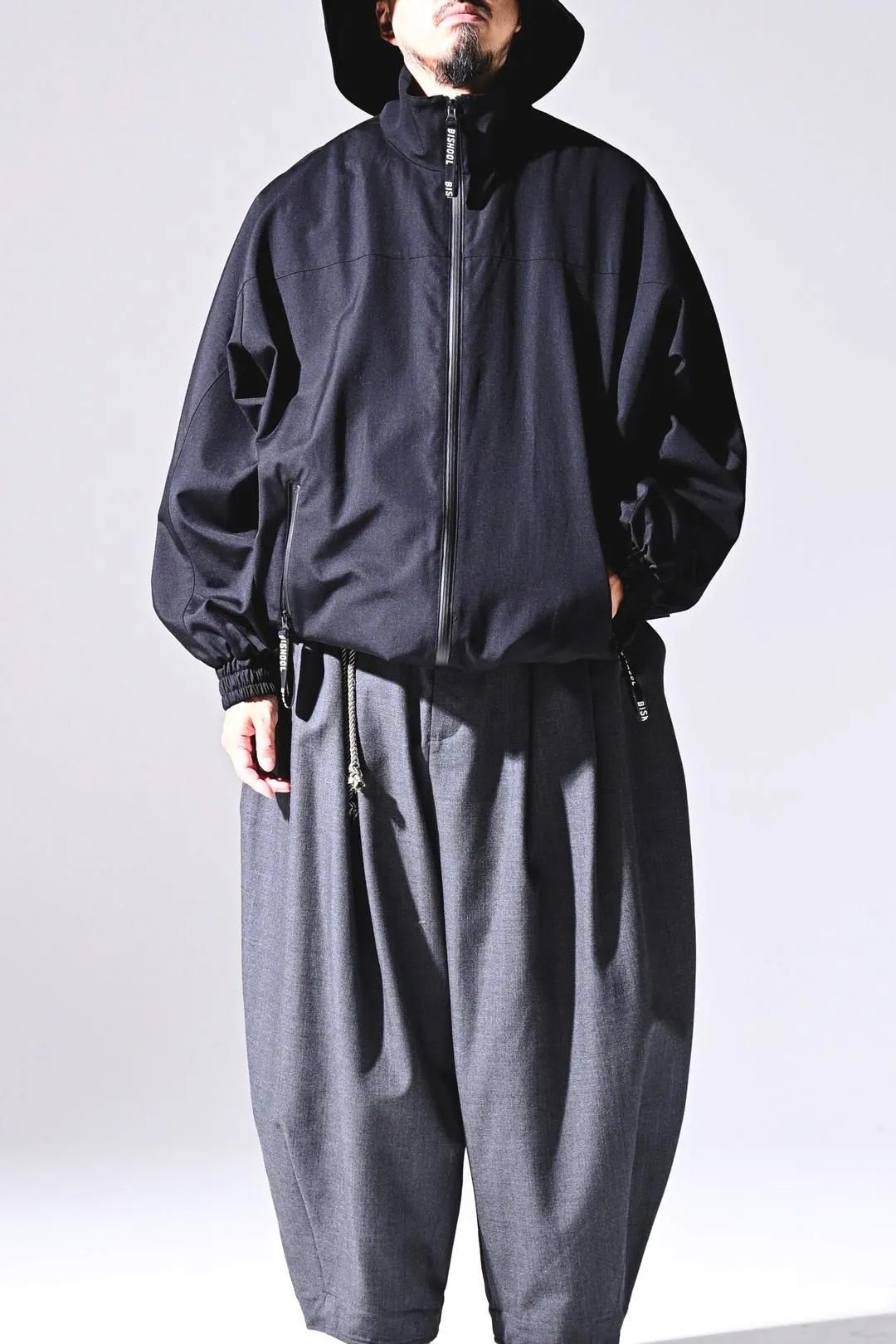 BISHOOL ウールギャバジン 着物 ジャケット 花火 BISHOOL] Sequins