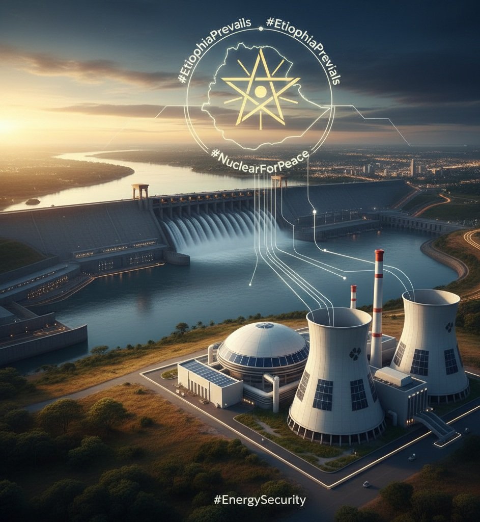 BereketAlta's tweet photo. Ethiopia is stepping into the future: after the successful inauguration of GERD, we now move to plan a nuclear power plant—fully peaceful, carefully regulated, and built to empower our energy security. #EthiopiaPrevails #NuclearForPeace #EnergySecurity https://t.co/b8xxxAw2hI