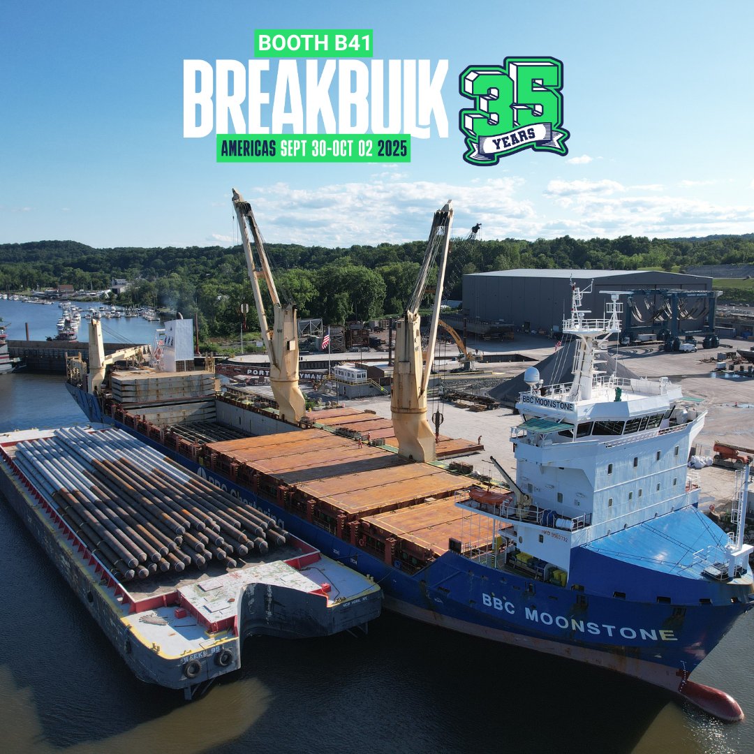 We’re in Houston this week for Breakbulk Americas 2025! 🌎🚢 Come visit us at Booth B41 to meet our team and discover how Carver Companies provides innovative services across both land and sea.

#BBAM2025 #Breakbulk <a href="/Break_Bulk/">Breakbulk Events & Media</a>