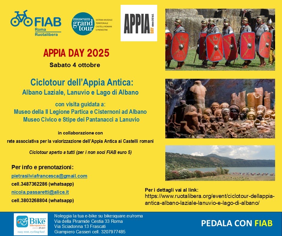#appia #roma 
ruotalibera.org/event/ciclotou…
