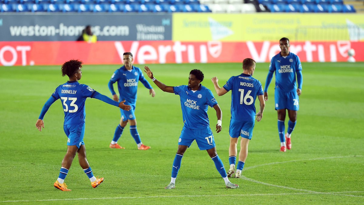 theposh's tweet image. 📷 First Posh goals for Kyrell Lisbie ⚽⚽⚽

#pufc
