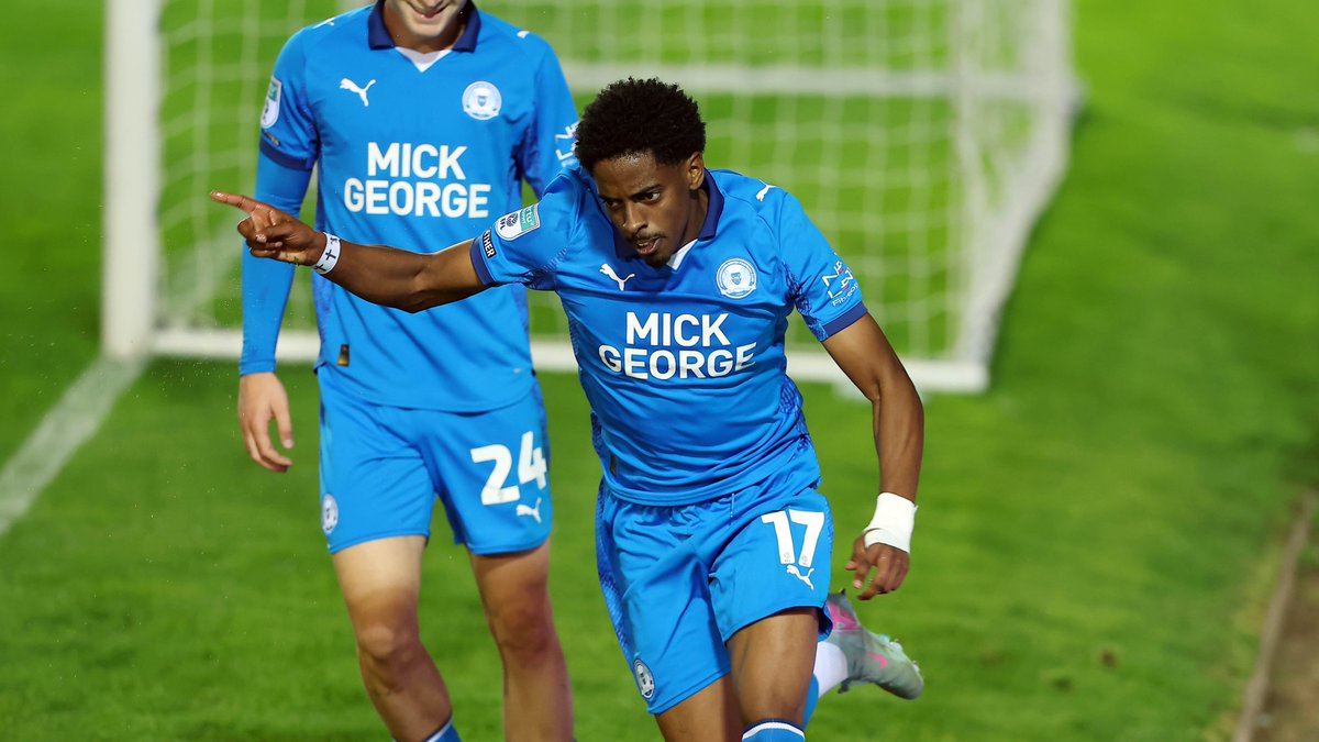 theposh's tweet image. 📷 First Posh goals for Kyrell Lisbie ⚽⚽⚽

#pufc