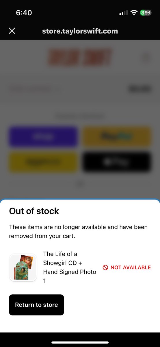 gettingusedtou's tweet photo. @swiftpitch_py I was about to check out yesterday and it sold out as soon as I was about to check out https://t.co/ET4xMMRATR