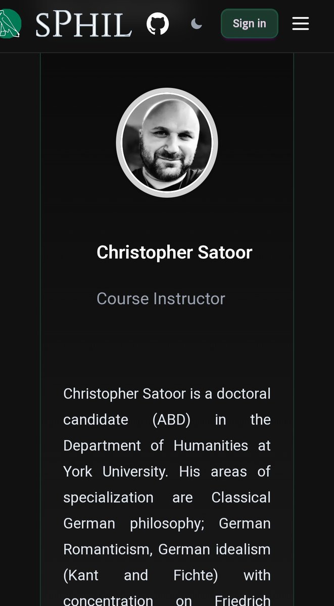 aufgehenderRest's tweet image. I am excited to announce that enrollment for my course: Schelling&apos;s Freedom Essay: Freedom, System And Ground has officially opened. Students, can now enroll and take part in a dynamic series. 

#Schelling 
sphil.xyz/symposia/cours…