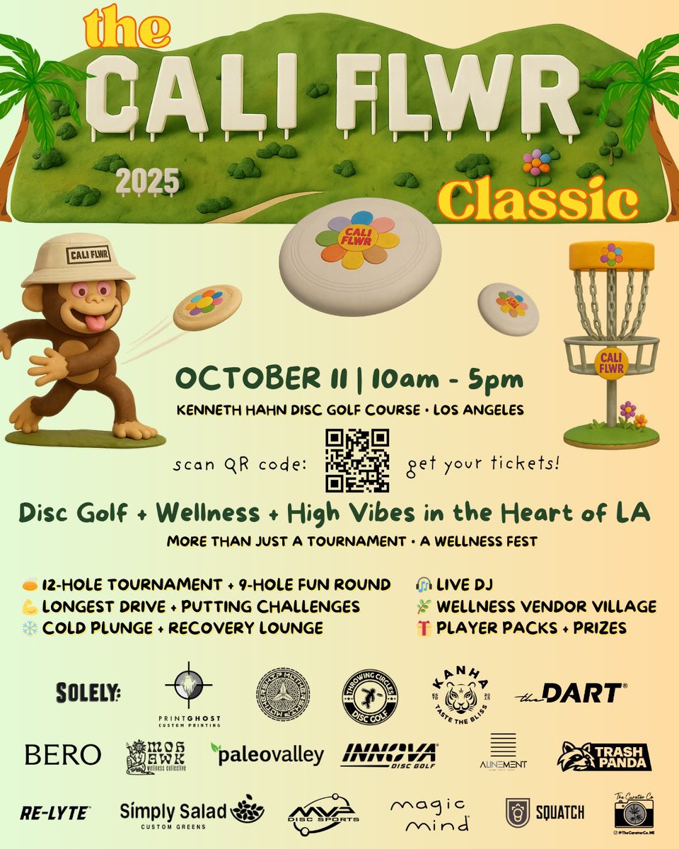 #TheCaliflwrClassic Who’s coming out to have some fun!? October 11th #DiscGolf and #Wellness event!  #SoCal sign up today! @ shorturl.at/WaZ4S
