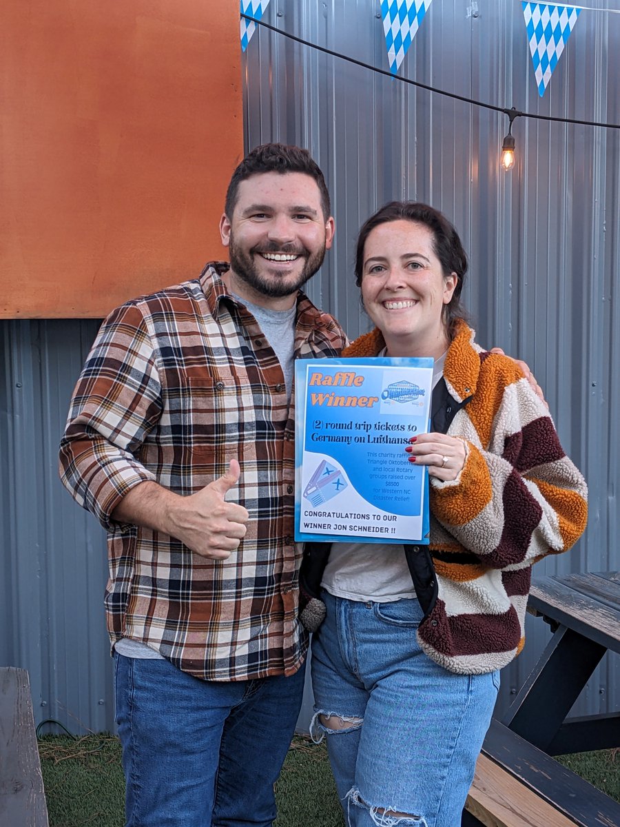 Thanks to our wonderful sponsor Lufthansa, we are able to raffle off two round-trip tickets from RDU to Frankfurt, Germany. 
To enter, you must find the tent and purchase raffle tickets ($10 each or 3 for $25). Be sure to purchase yours quickly, as we sold out last year!