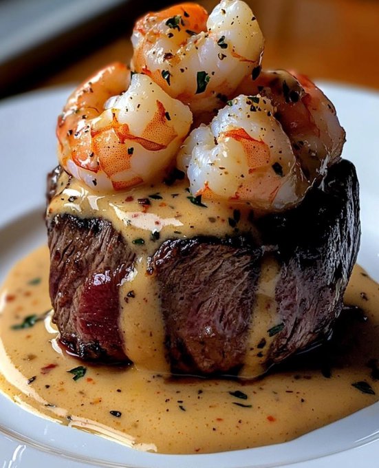 Filet &amp; Shrimp 🥩 🍤