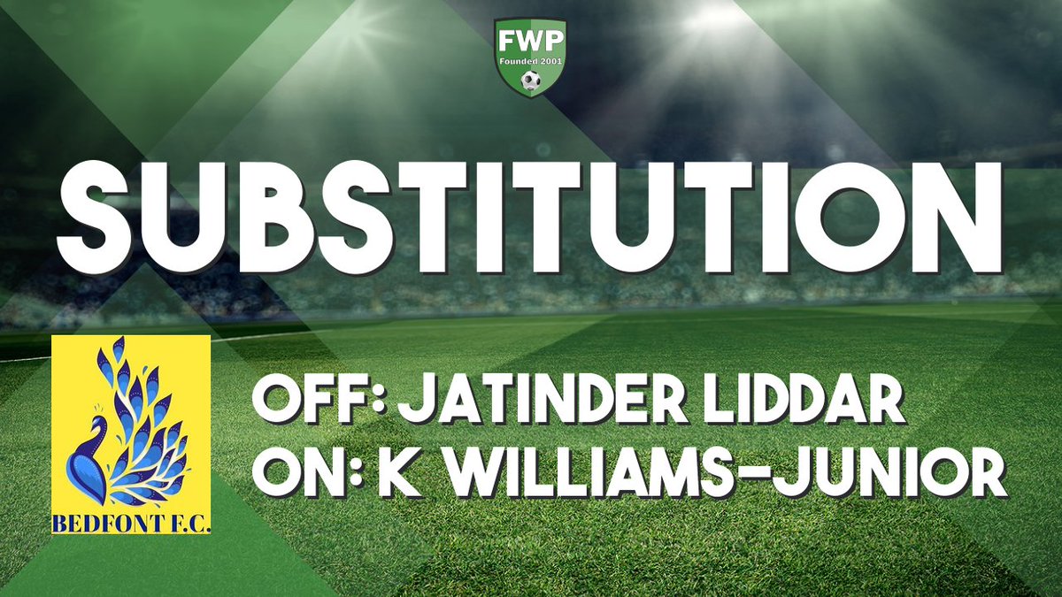 SUB: Kissi Williams-Junior replaced Jatinder Liddar (82') fwp.co/vG7t2b