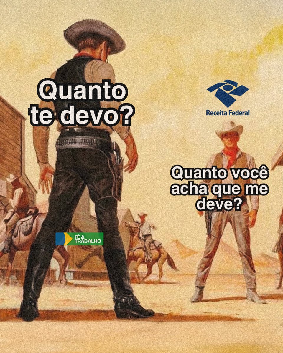 No Brasil, imposto não é cálculo — é palpite armado.
Você acha que deve X, mas a Receita sempre acha que é mais.

–
#impostos #receitafederal #brasil #cargatributária #desgoverno