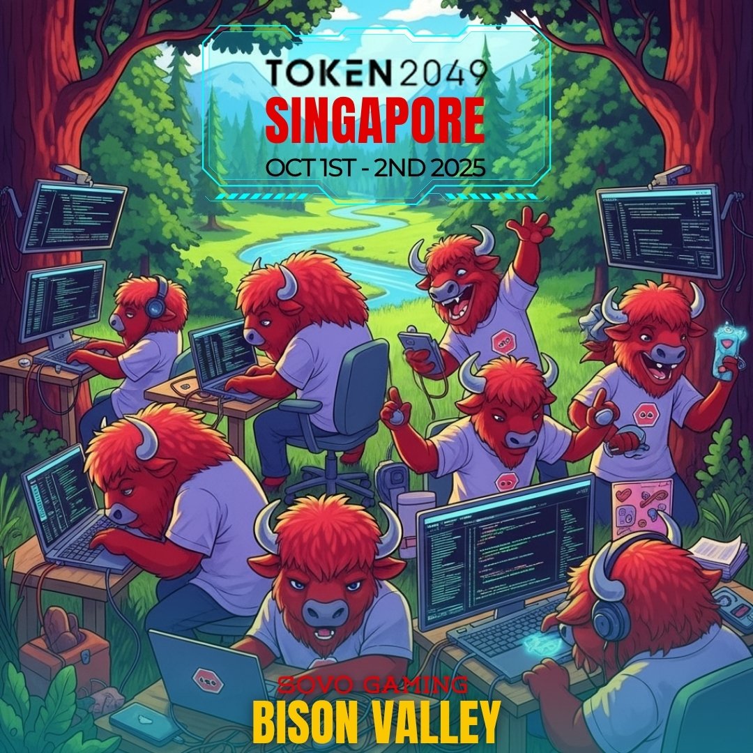 The team’s been heads down prepping major UI + gameplay updates ahead of #TOKEN2049 👀

Let’s just say it’s worth the wait. 🤫

#BisonValley #Web3Gaming #gamedev