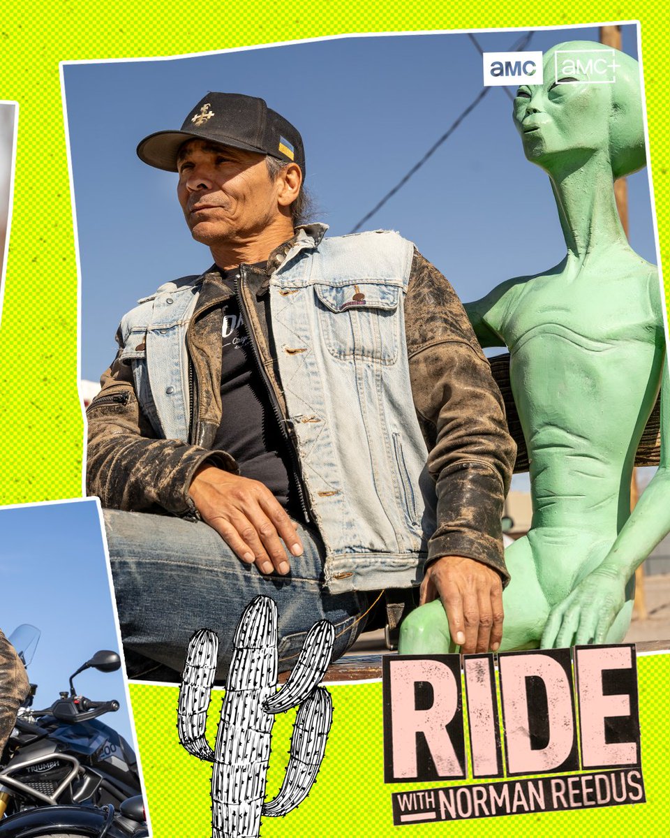 rideamc's tweet image. Join Zahn and Norman as they pick up their bikes and ride to New Mexico. 🏍️ 

Season 7 of #RideWithNorman is streaming now on AMC+.