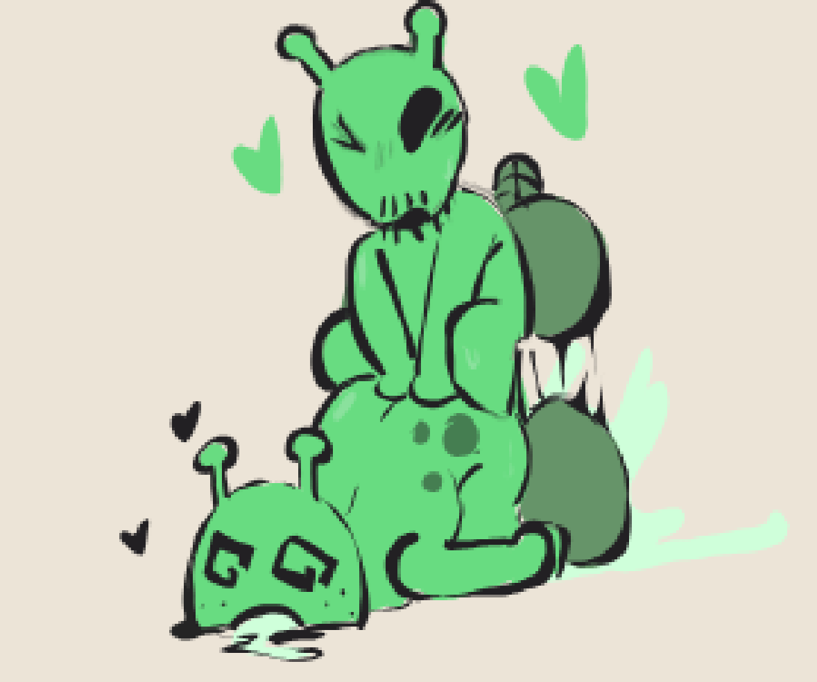 I drew <a href="/Fat_Ass_Pig/">Her☆🔞</a> aliens