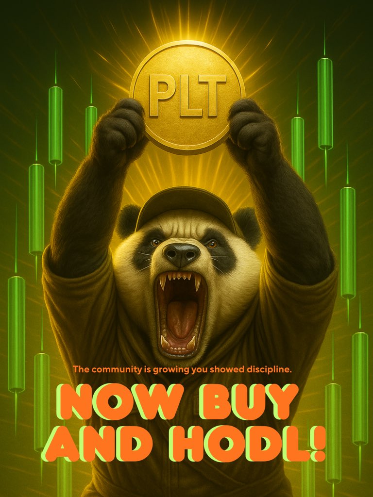 platoonETH's tweet photo. The Platoon is swelling in numbers. Discipline paid off—followers are stacking, the ranks are strong. Now it’s time: BUY and HODL! 🚀🐼💥

#93Kid #PlatoonArmy #CryptoMeme #CryptoTrend #PLT #ETH #CryptoCommunity #AltSeason #Bullish https://t.co/383dj4XlGp