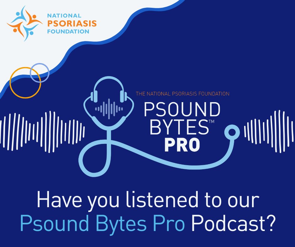 NPFPro's tweet image. Happy #InternationalPodcastDay! We are proud to bring you stories, #treatment updates, guidance on managing #psoriaticdisease, and so much more with #PsoundBytesCME for providers treating psoriatic disease. 

Listen and learn: ow.ly/RUOy50JqYTn
