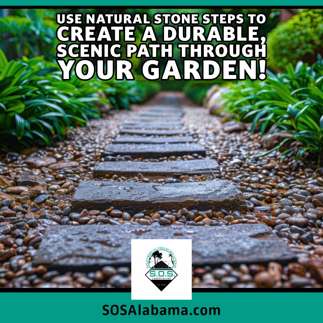 SOSLandscaper's tweet image. 🪨 Use natural stone steps to create a durable, scenic path through your garden!

The Best Hardscaping Design in Loxley: sosalabama.com

🏠 Our innovative designs craft timeless, functional outdoor spaces.

#StoneSteps #HardscapeDesign #DaphneYards #SosaAlaba...