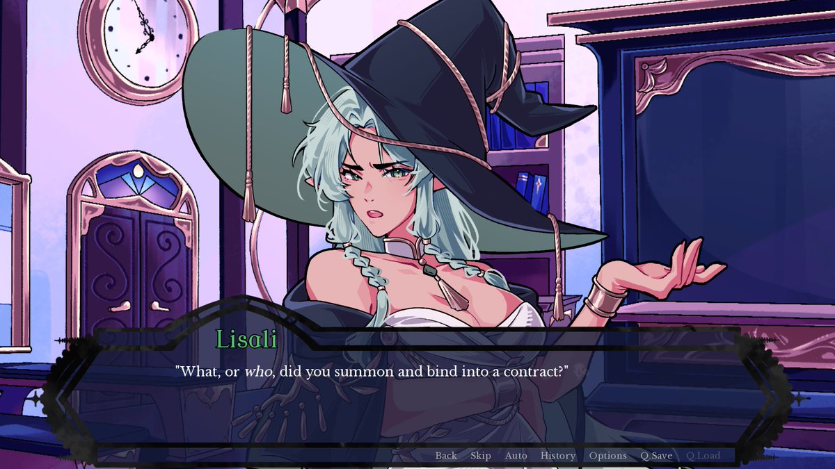 The demo for my team's Spooktober entry is out now!! 

"Enough with Living as a Hero" is a VN about a legendary hero who finds himself reluctantly resurrected, and now has to find his place in a peaceful world with the help of a bumbling junior mage!

🔗Link below!!