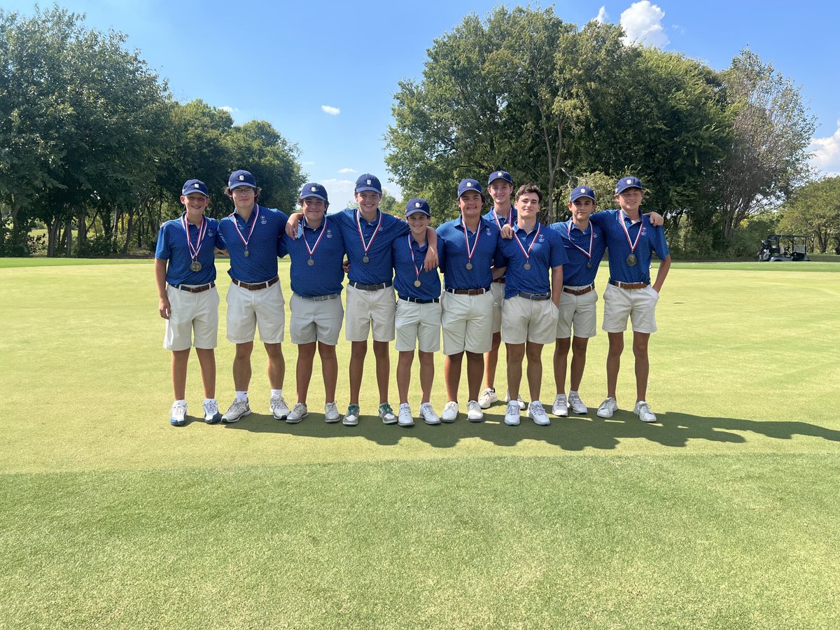 Congratulations to the JV team for finishing 1st and 2nd out of 15 teams in the Wolverine Classic held today at Trails of Frisco GC! Jesuit finished 1,2,3 in the individual with Michael Nadeau leading the way with an outstanding 67 followed by Will Fife(70) and Preston Alles(72)!