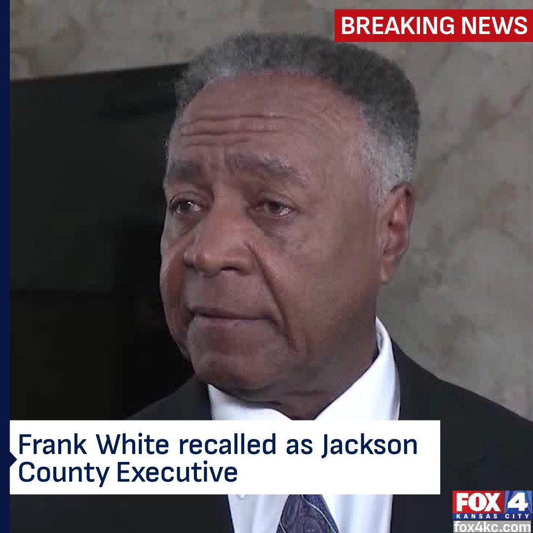 After serving as Jackson County executive for nearly 10 years, Frank White, Jr, has been recalled by voters, marking the first time in the region's history that a county executive has been removed from office. fox4kc.com/politics/your-…