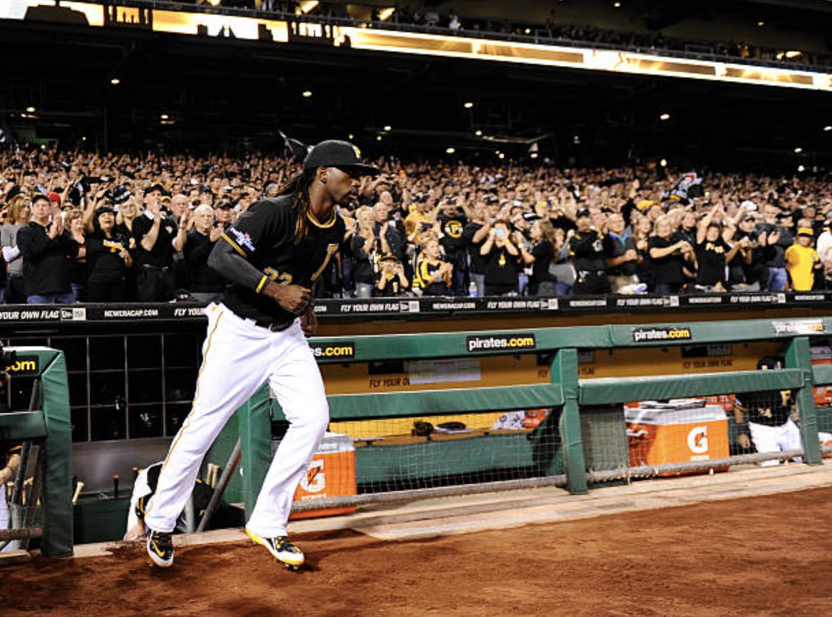 Andrew McCutchen before the 2013 National League Wild Card Game against the Cincinnati Reds at PNC Park on October 1, 2013