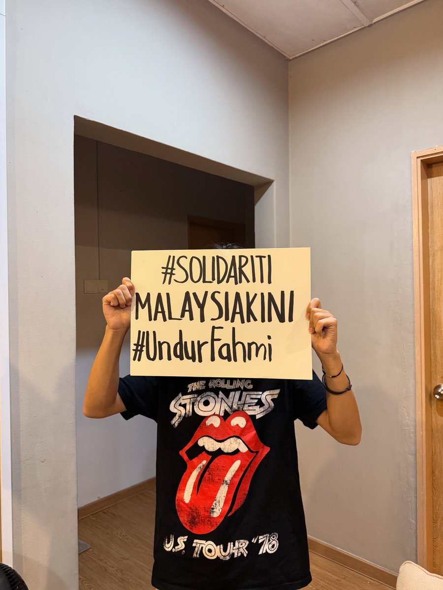Dasar madani penakut yang fobia pada kebenaran.

#SolidaritiMalaysiakini
#UndurFahmi