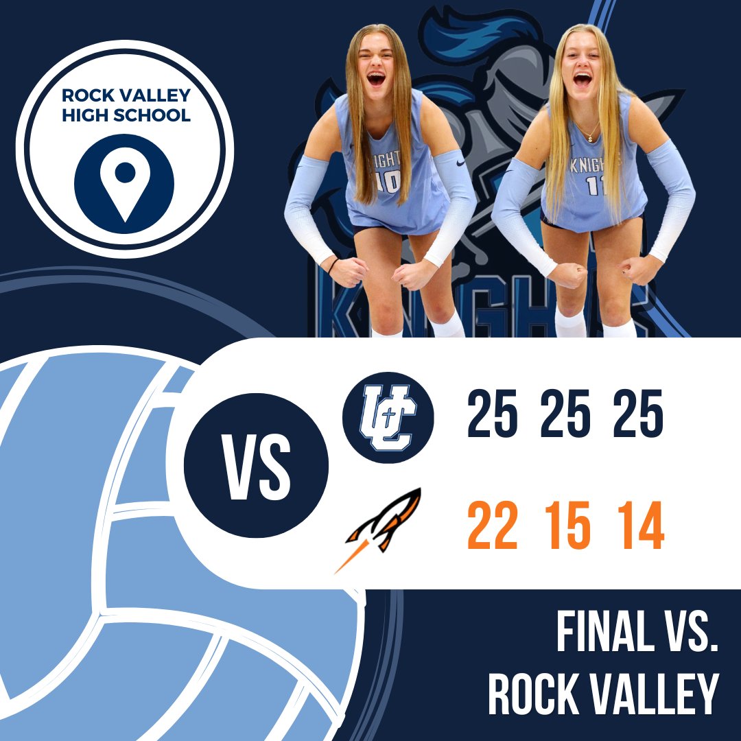 Unity Christian Knights Volleyball tweet media