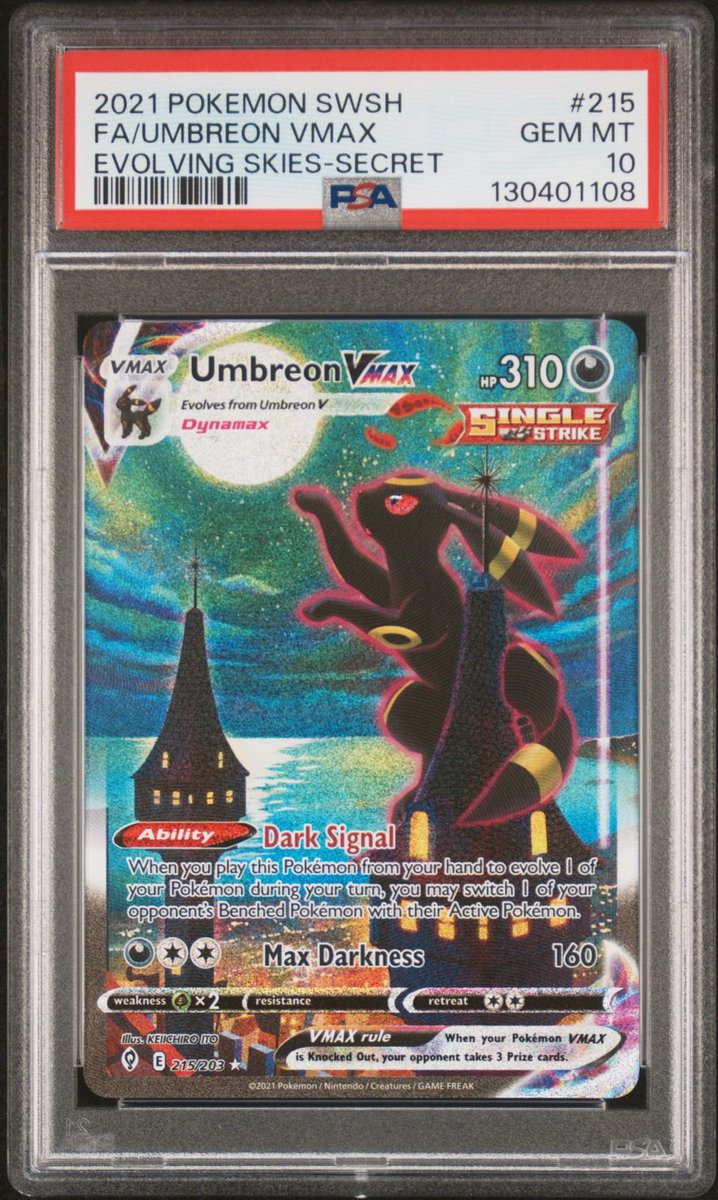 Did my first legit PSA submission where I sent something in myself…I have been rewarded 🌕