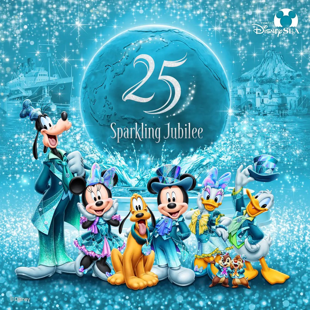 UCC上島珈琲では、25周年の東京ディズニーシーを一足早く体験できる、『東京ディズニーシー25周年“スパークリング・ジュビリー”スペシャルナイト』が当たるキャンペーンが本日より開始されました☆

ucc.co.jp/tdr_campaign/