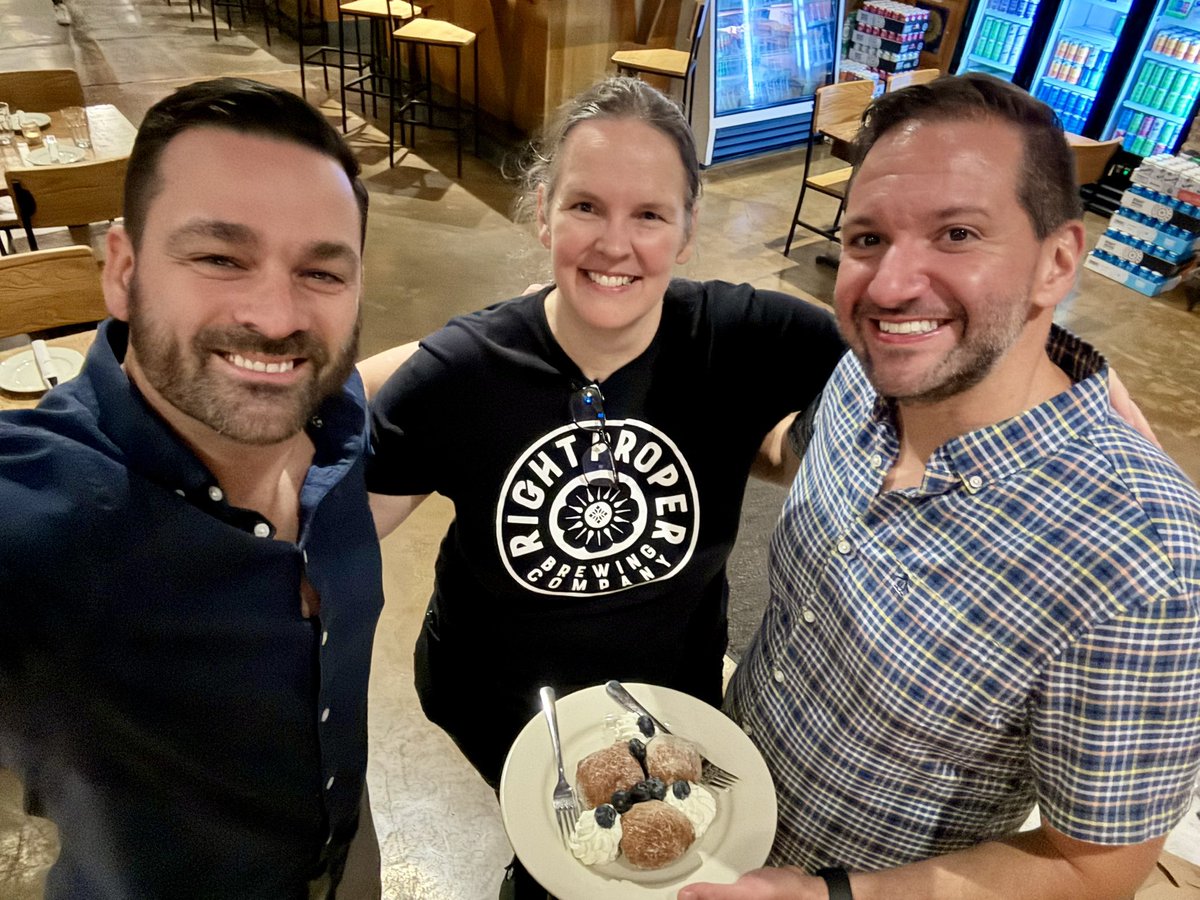 We spent our two year anniversary at <a href="/RightProperBeer/">Right Proper Brewing</a>, where we had our first date 5+ years ago. Delicious food/beer, great ambiance, and the best staff around <a href="/ShawDC/">Shaw DC</a>