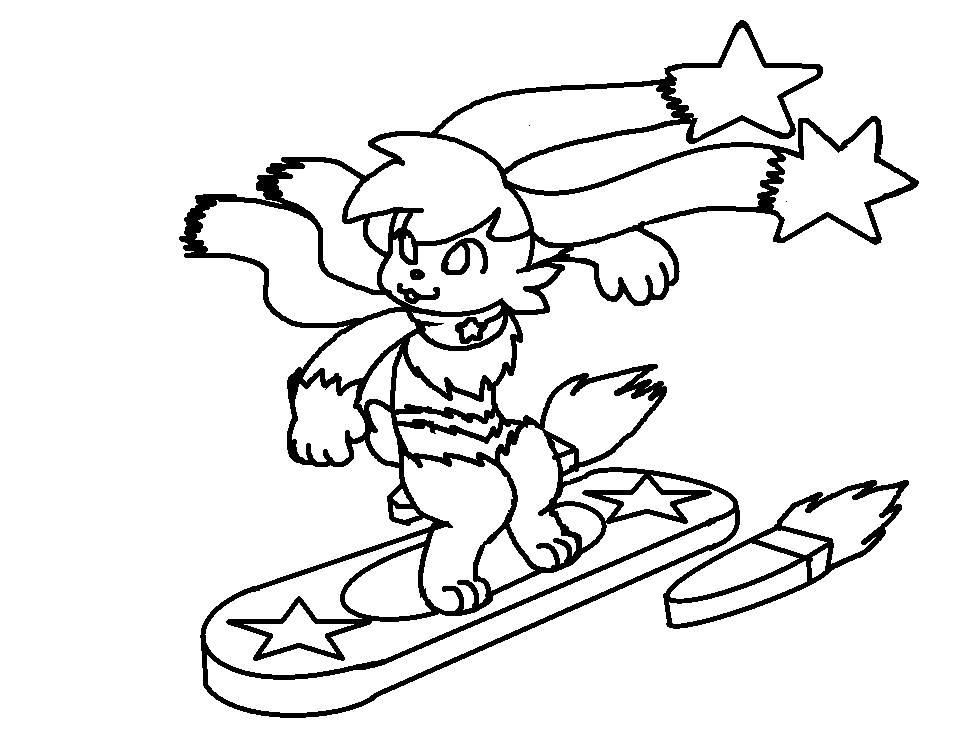 Doodle request for today's stream

<a href="/Starsanity64/">Starlight Starbun</a> if he was in Sonic Rider :3