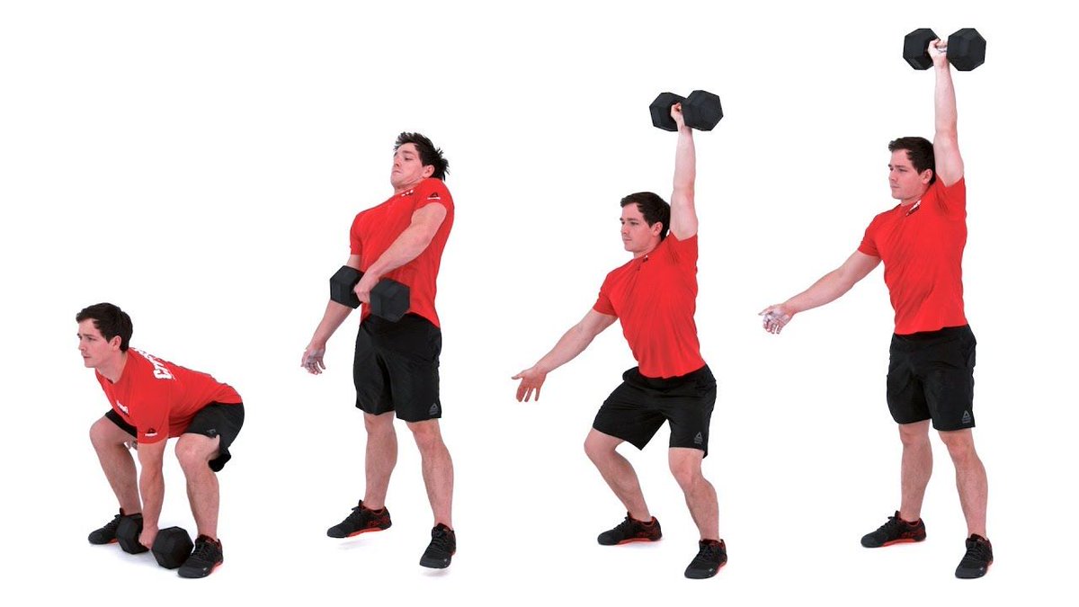 reisquarteu's tweet image. The #Dumbbell #PowerSnatch: youtu.be/3mlhF3dptAo #Fitness #CrossFit