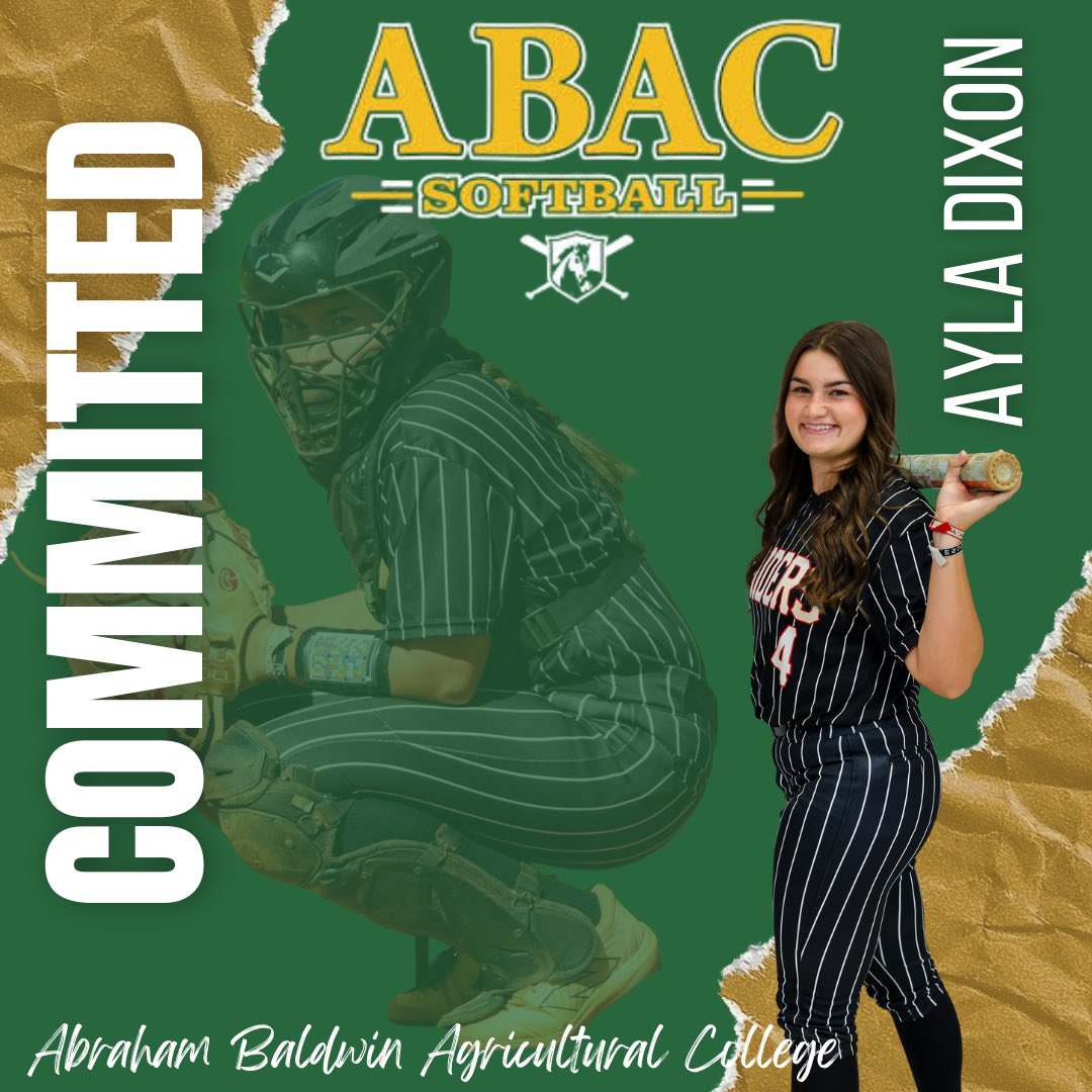 AylaDixon4's tweet photo. I’m so blessed and excited to announce my commitment to continue my academic and athletic career at ABAC!! I wouldn’t be where I am today without God and all of the opportunities he has given me! I’m looking forward to the next chapter! #gofillies @MikeReed_20 https://t.co/GpMHqL62N0