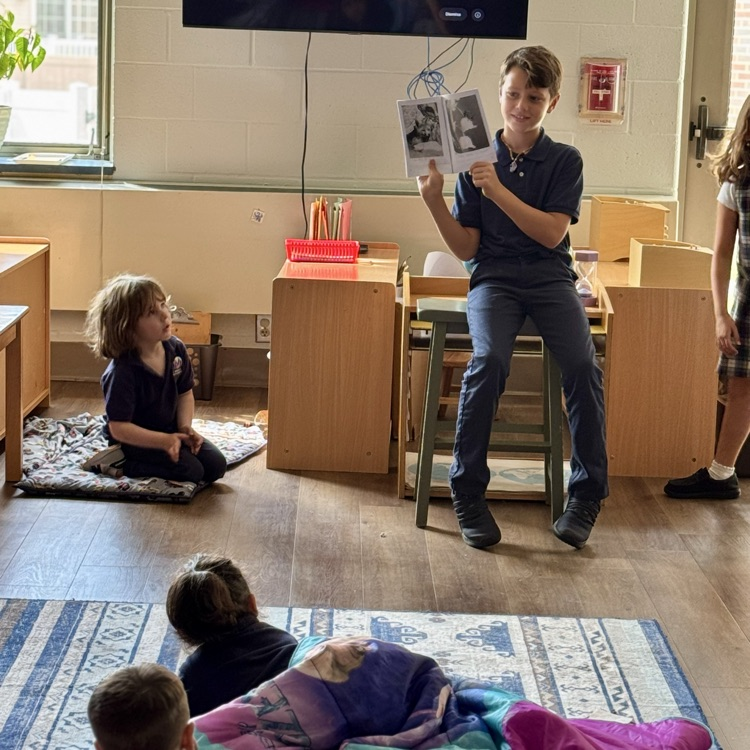 SMSSwormville's tweet image. Our Montessori friends were delighted to have some rest time visitors last week.... two SMS students who authored their own short books stopped by to read them to the class!

#studentauthors #resttime #montessori #prek #kindergarten