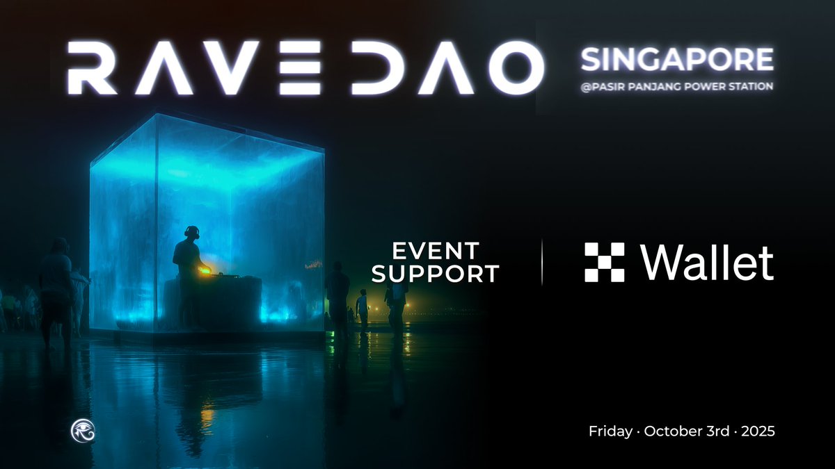 RaveDAO's tweet photo. ๐ฉ From self-custody to self-expressionโฆ @wallet powers both ๐
The crypto wallet for everything onchain โ built for freedom, dignity, and owning your future. From $BTC to $ETH to the rave floor, itโs all yours. ๐ชฉ
Proud to have #OKXWallet supporting #ENL1GHT Singapore ๐ธ๐ฌ
๐ https://t.co/atqwOAOVjr