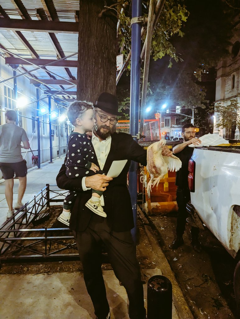 And I thought a chicken goes gobble, gobble, gobble...

Shanah Tova!