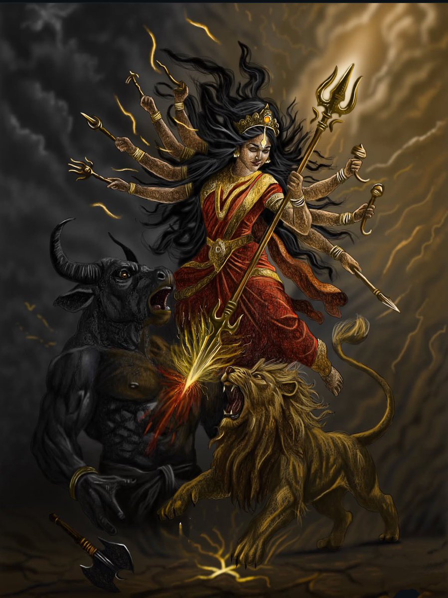 TempleTales9's tweet image. सप्तशतीपाठप्रियं सर्वदुष्टभयं हरम्।
शरण्ये त्राहि मां देवि दुर्गे दुरितनाशिनि॥🔱🚩