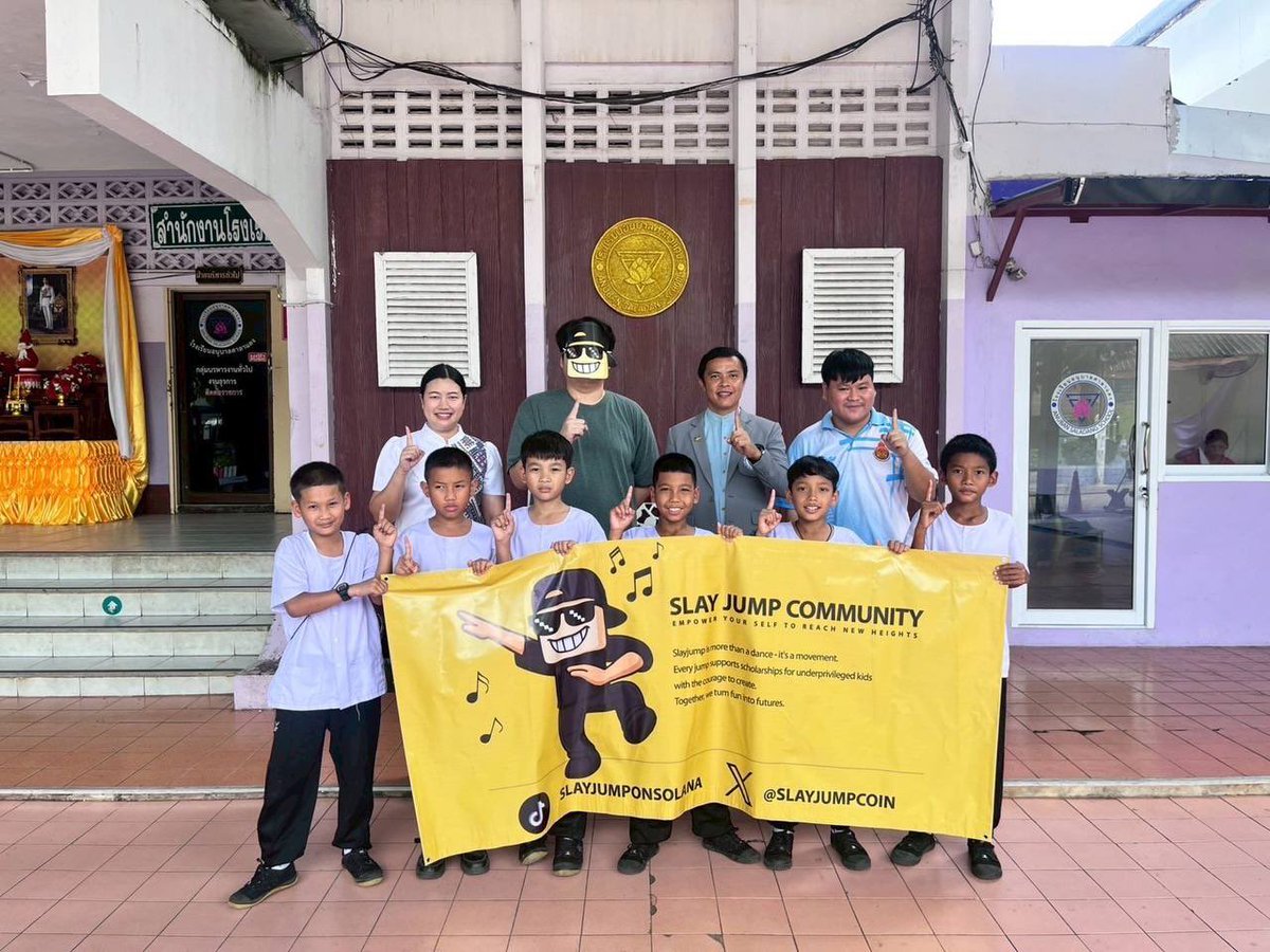 slayjumpcoin's tweet photo. Dancing is fun, but giving is powerful 🙌
We’ve donated already and we’re ready for more! @0xAbruzy
✅Every trade = a donation.
✅Every trade = new opportunities for children worldwide.
#slayjump #slay https://t.co/SSdjS5S1EO