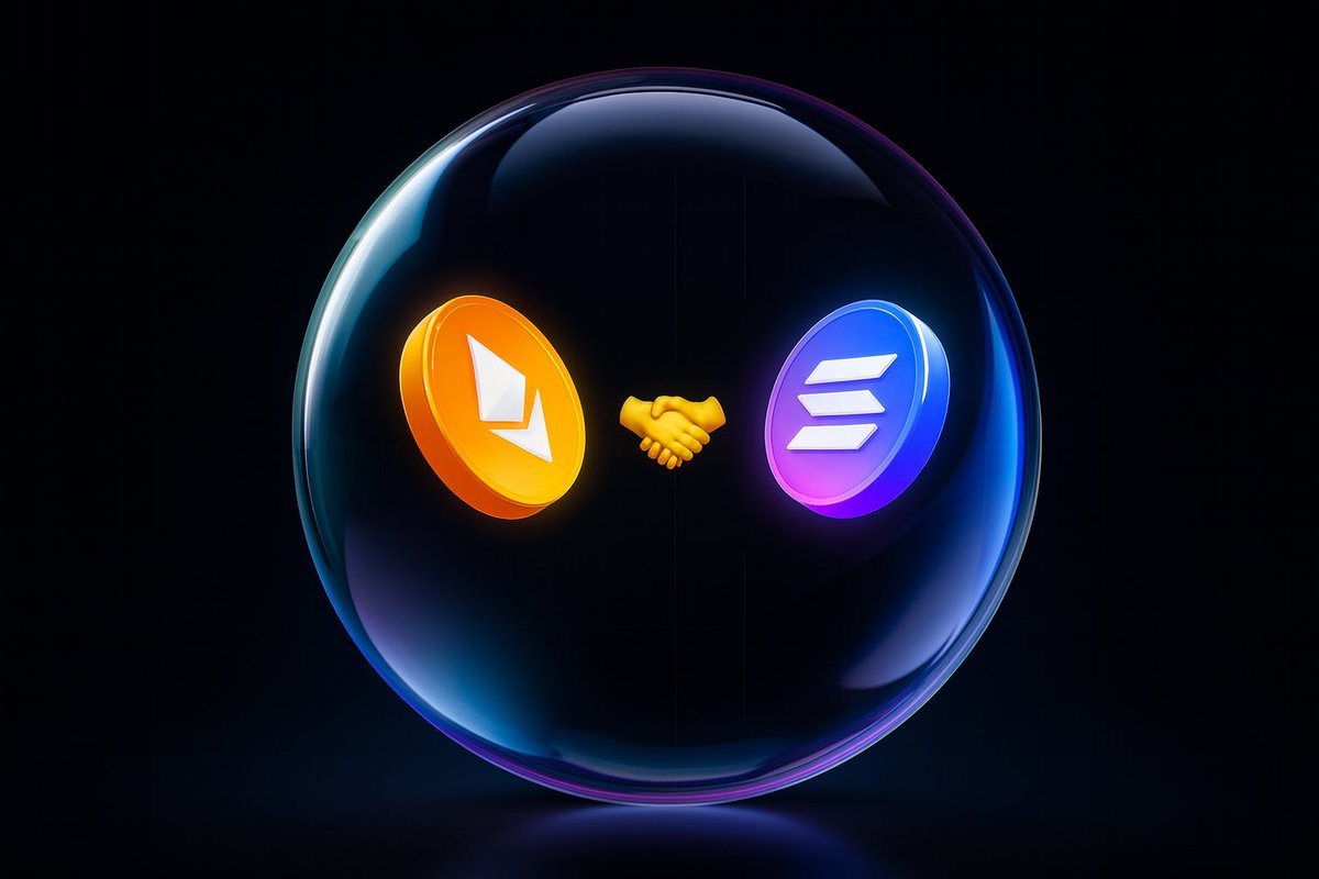 Two chains, one handshake 🤝 — unity forged inside the bubble.

Looks familiar? A place where worlds bridge, users are rewarded, and invisible walls quietly turn into open doors. 🟪⚡️💦🐷🍀