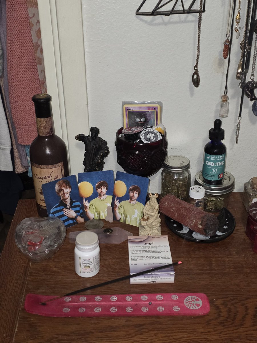 Nsfw//weed 

Dionysus and Pan really sure do love there new alter space set up!