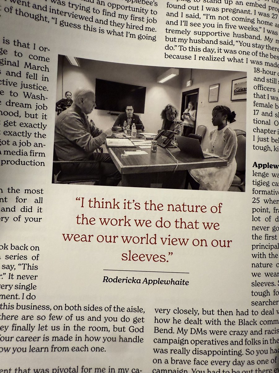 Rodericka's tweet image. Thank you @C_and_E for putting my words into print and for the opportunity to meet one of my heroes @donnabrazile.
