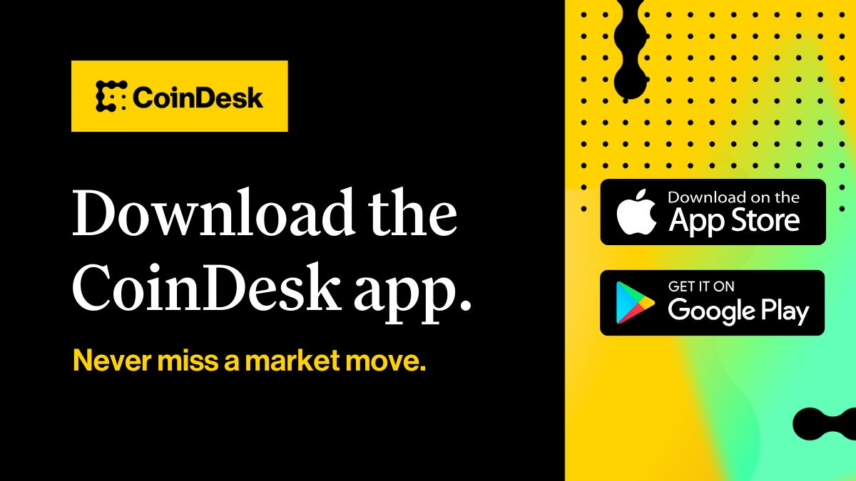 CoinDesk's tweet photo. 🧭 Charting the future of finance? 

The CoinDesk App is your compass to comprehensive coverage on blockchain policy, emerging trends, and market shifts—all designed for the modern professional. 

Download today ⤵️  https://t.co/lhl9RmkrYj    

[Exclusively sponsored by @Grayscale]