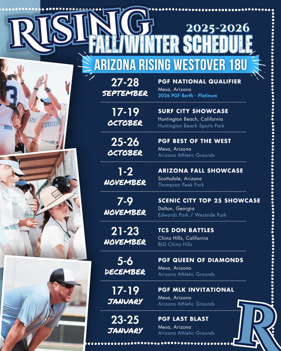 Our 2025-2026 Fall/Winter schedule is HERE! Can't wait to see you all out at the fields.