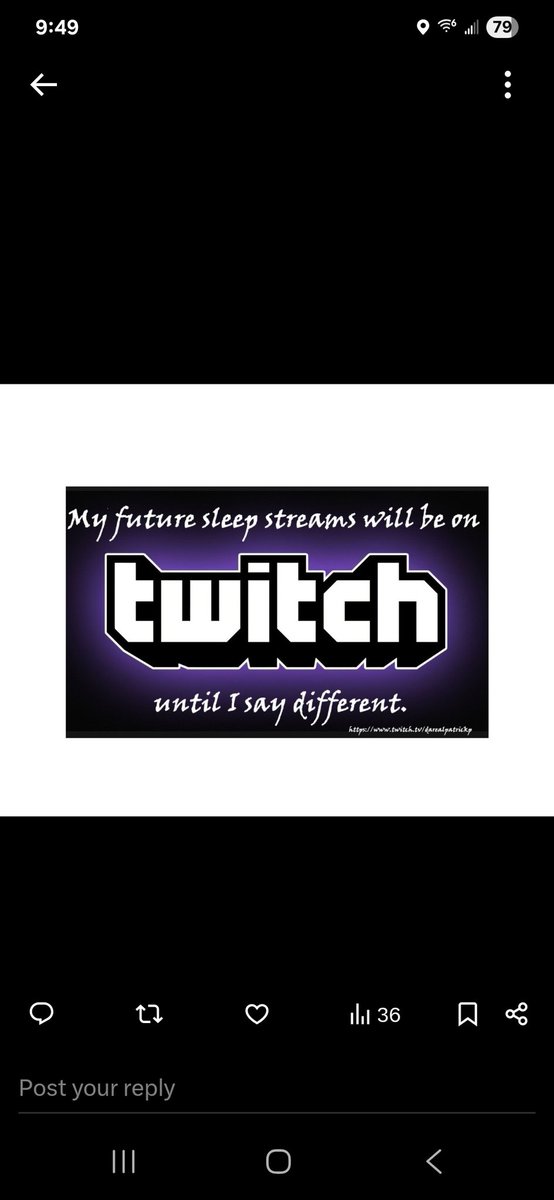 SingleDude77's tweet image. Come #watch my #SleepStream now. 

#Darealpatrickp