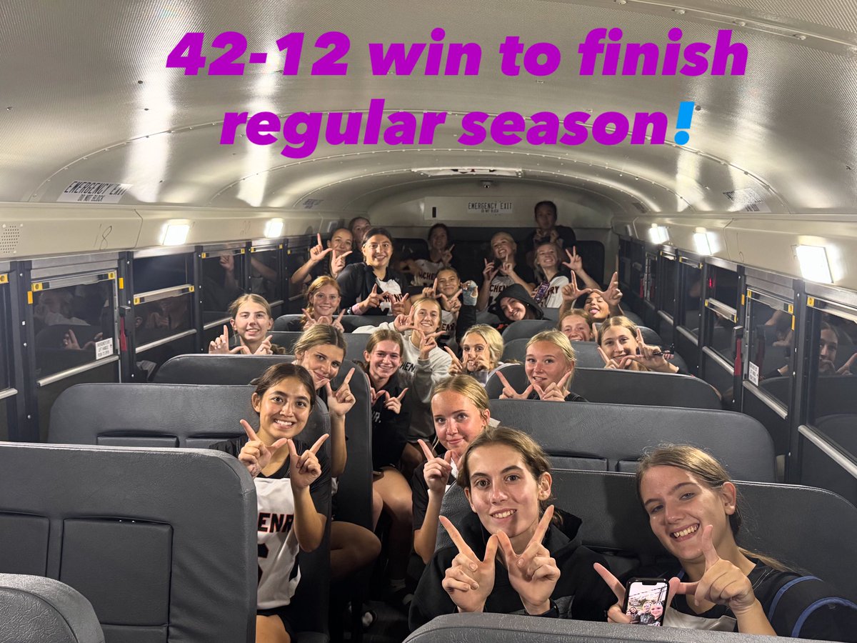 Varsity and JV finish the regular season with a W! JV 20-0 and V 42-12

Great work ladies! Regionals here we come!