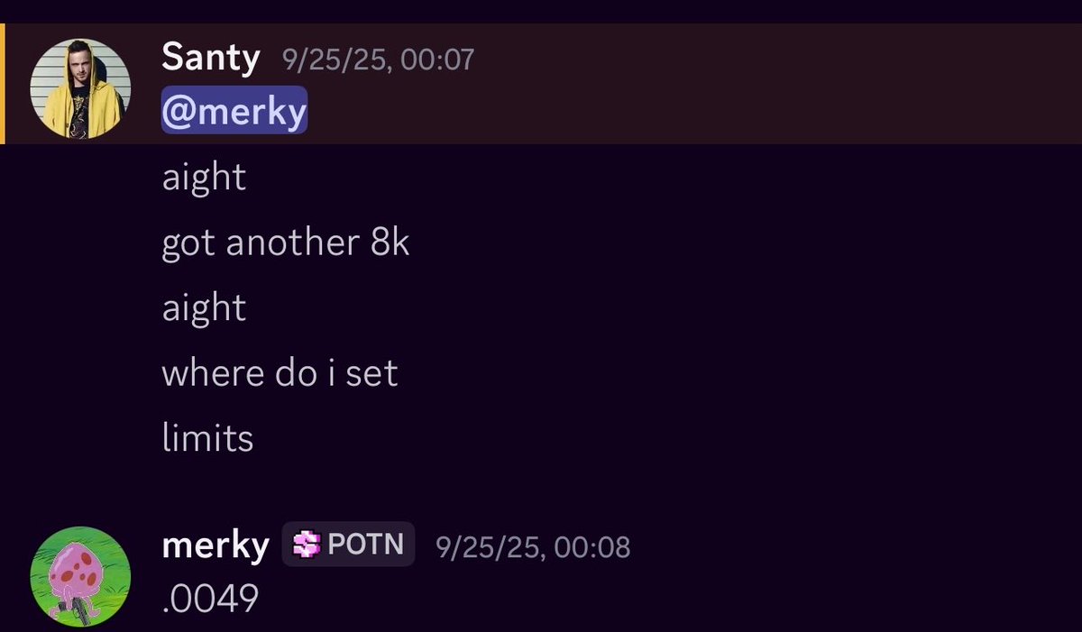 Oh shit <a href="/Merkytrades/">merky</a> might have just set me a genny long on $pump