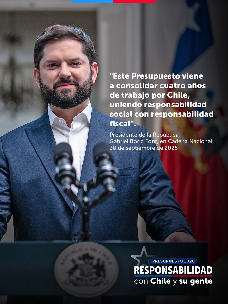 Archivo Presidencia de Chile 2022 - 2026 tweet media