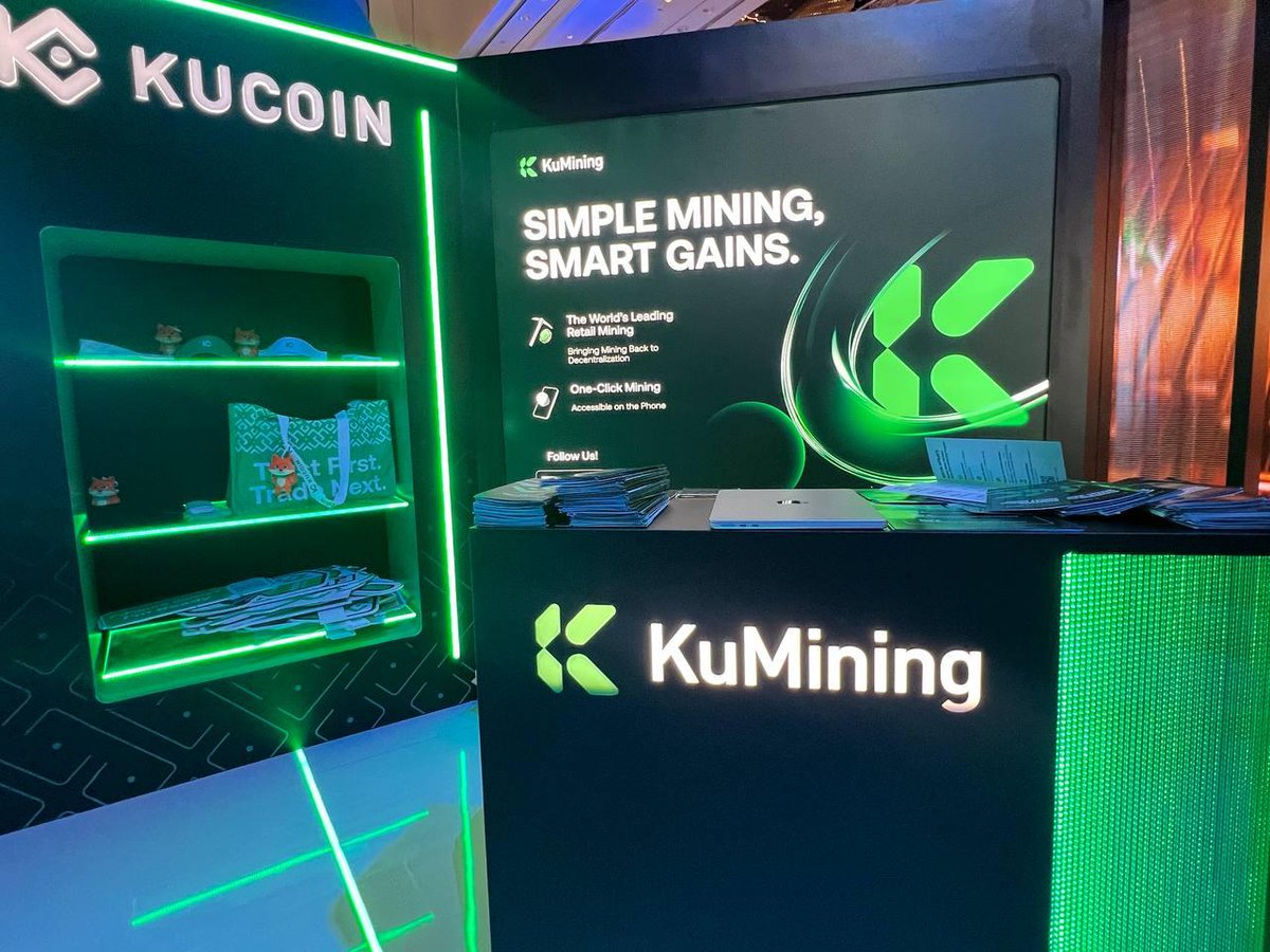 KuMiningCom's tweet image. 🔥WE ARE HERE TOKEN 2049🔥

Come and visit us at PB5-92

Join the newest sales
👉APP: kucoin.onelink.me/iqEP/07bbe11o
👉Web:kucoin.com/kumining

#TOKEN2049 #KuMining #CloudMining #BTC #DOGE