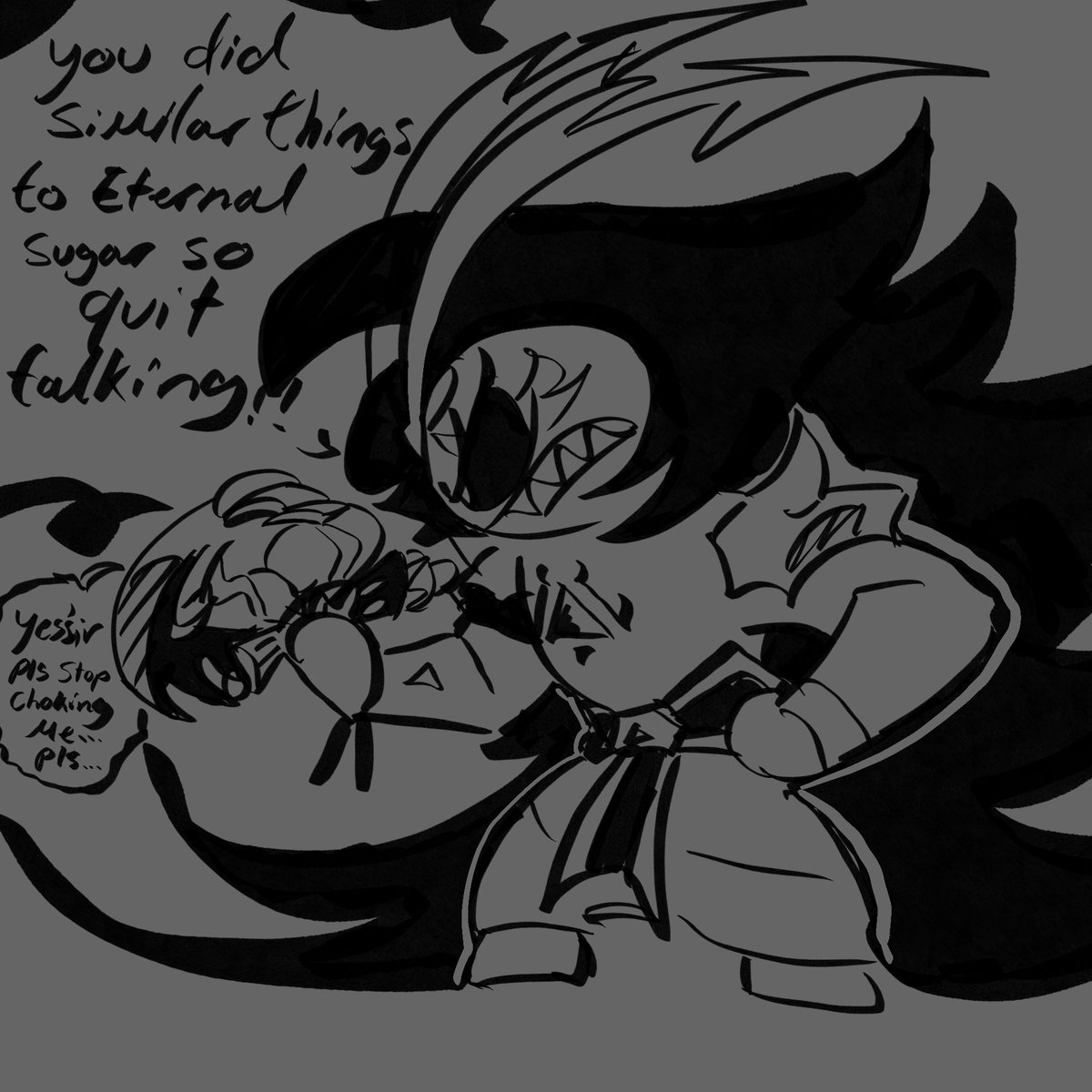 Duckismexico's tweet photo. Bro got traumatized #shadowmilkcookie #smc #burningspicecookie #bsc #mysticflourcookie #mfc #doodle https://t.co/tDck2tRhoK