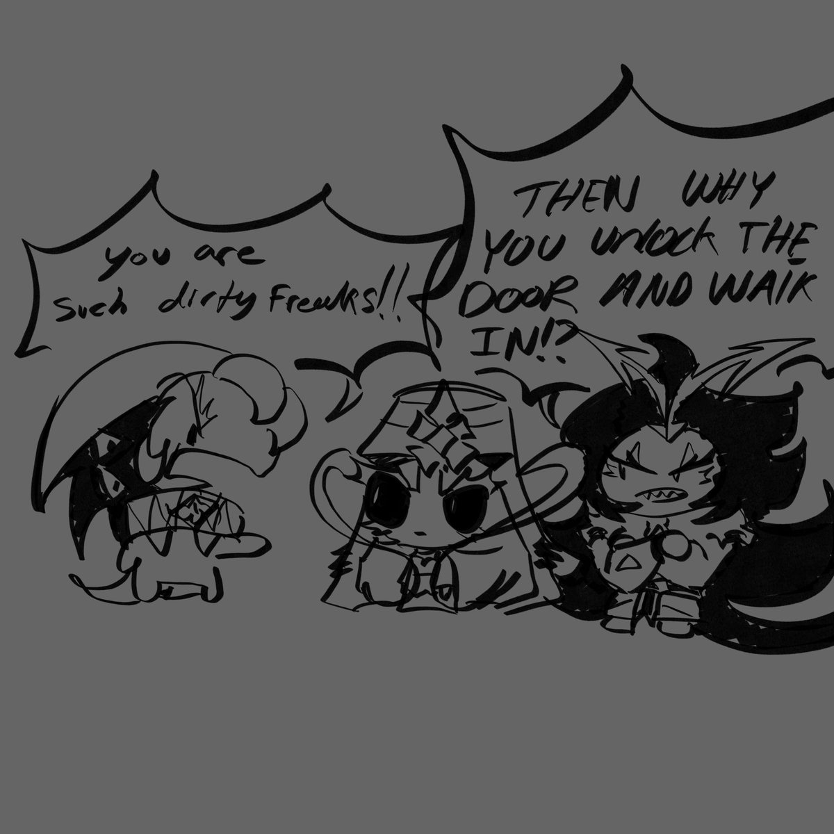 Duckismexico's tweet photo. Bro got traumatized #shadowmilkcookie #smc #burningspicecookie #bsc #mysticflourcookie #mfc #doodle https://t.co/tDck2tRhoK